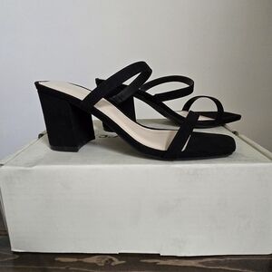 J Adams Black Heels 7.5